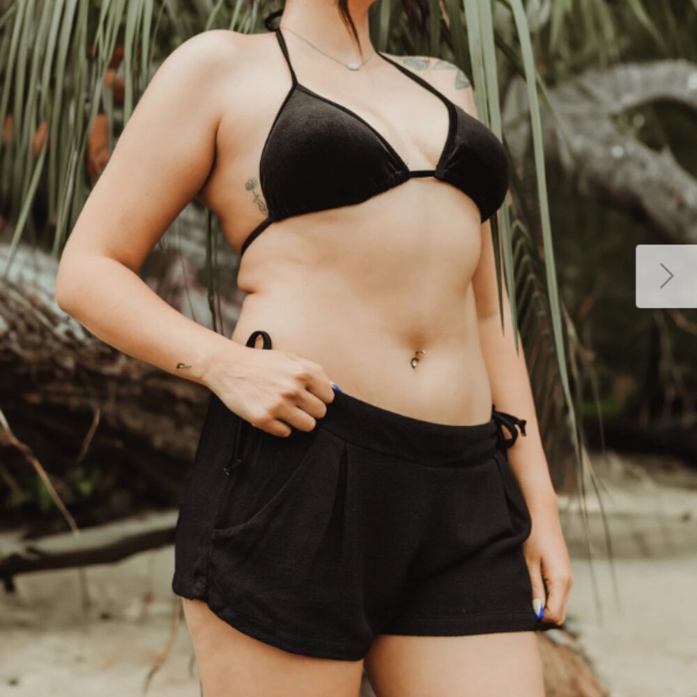 NWT DIXXON Women's Lounge Shorts Black